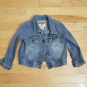 Oshkosh B'gosh cropped denim jacket 3T